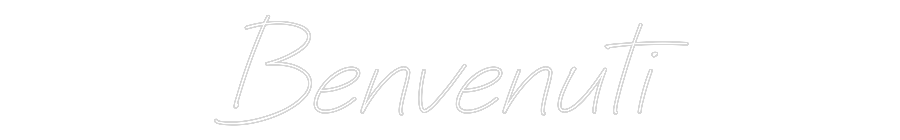 Néon personnalisé: Benvenuti