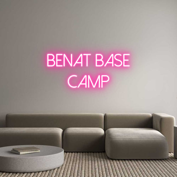 Néon personnalisé: Benat base
c...