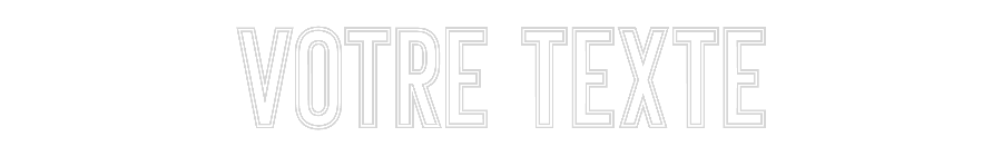 Néon personnalisé: Votre texte