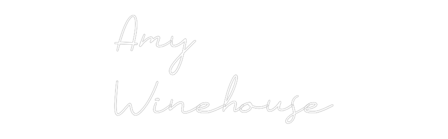 Néon personnalisé: Amy
Winehouse