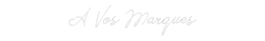 Néon personnalisé: A Vos Marques