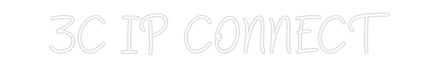 Néon personnalisé: 3C IP CONNECT