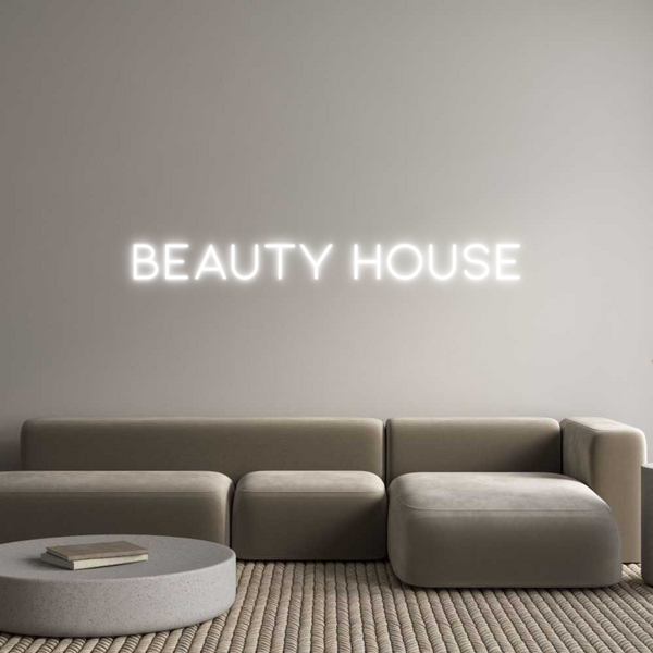 Néon personnalisé: Beauty House