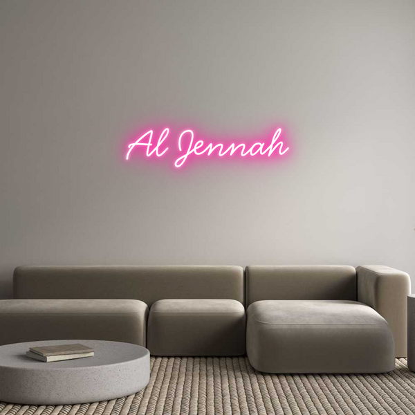 Néon personnalisé: Al Jennah