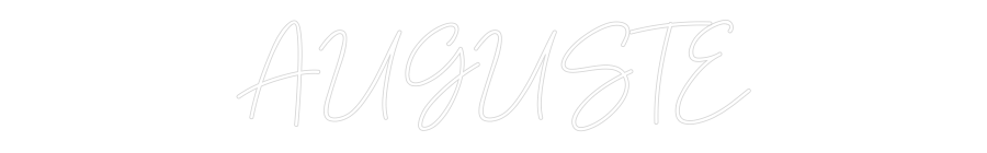 Néon personnalisé: AUGUSTE