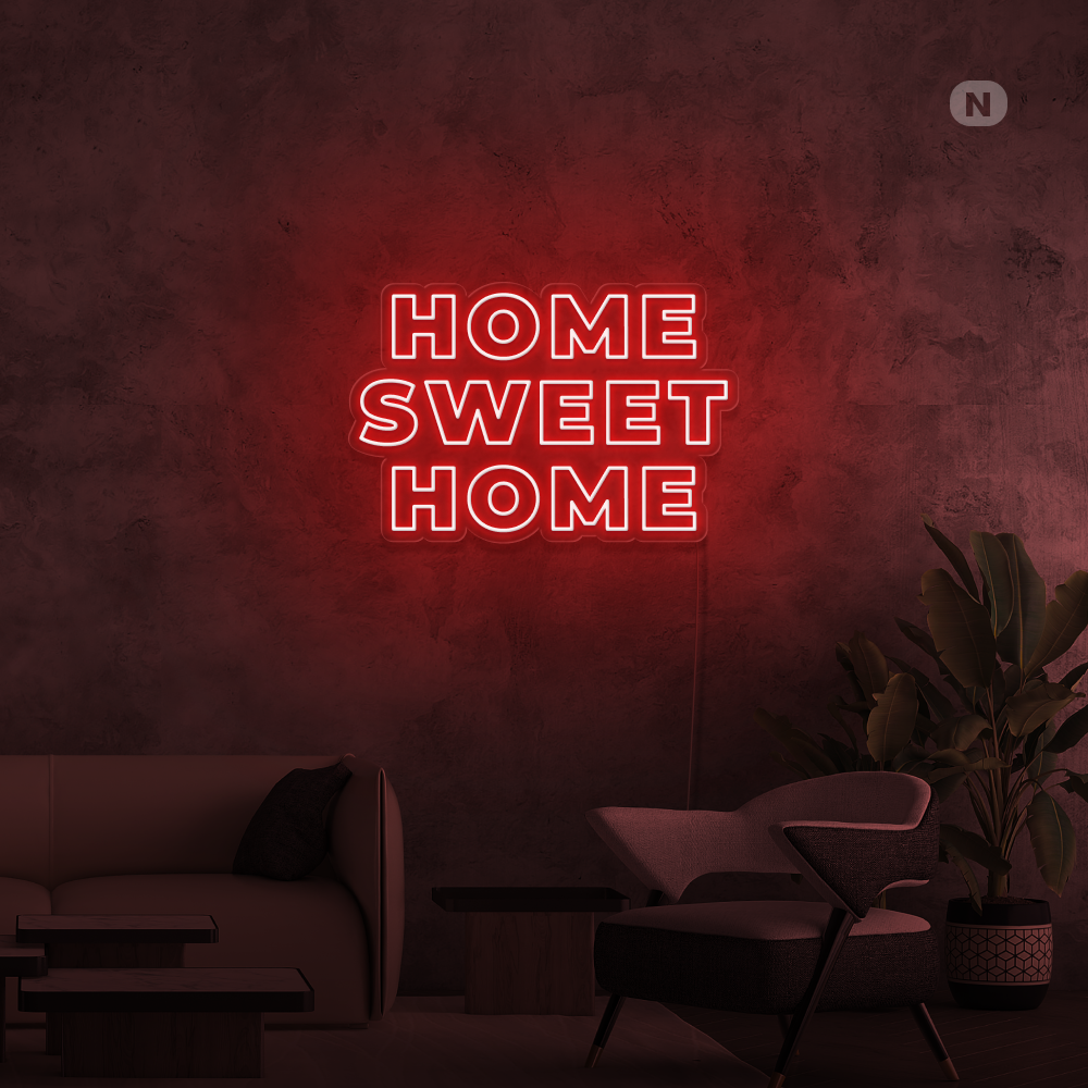 Enseigne Néon Home Sweet Home