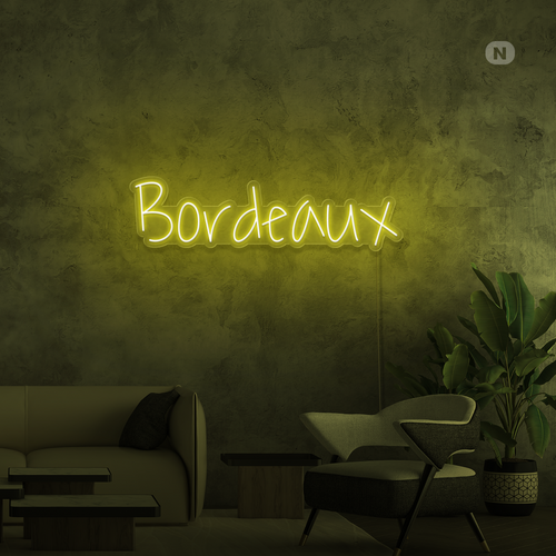 Éclairage au néon Bordeaux