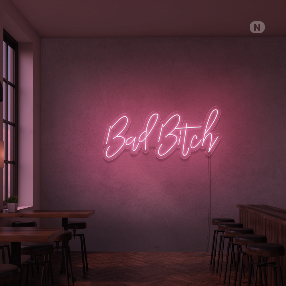 Enseigne Néon Bad Bitch