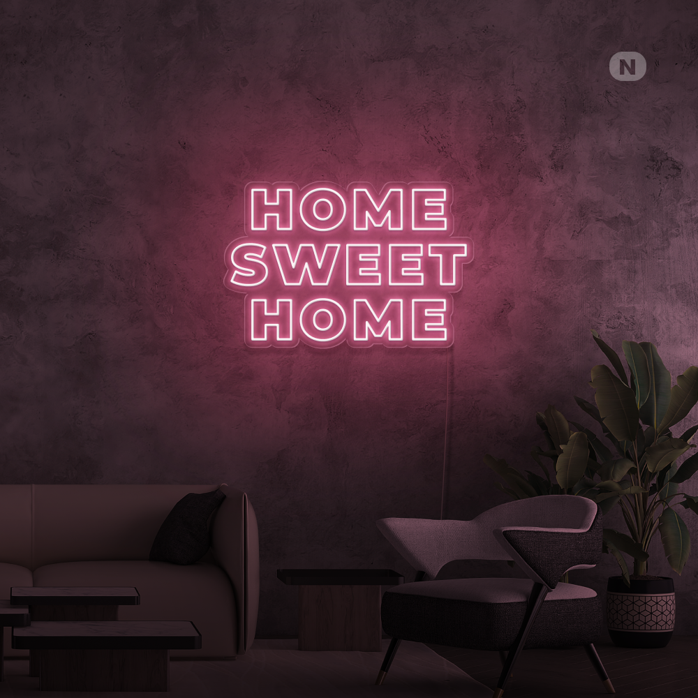 Enseigne Néon Home Sweet Home