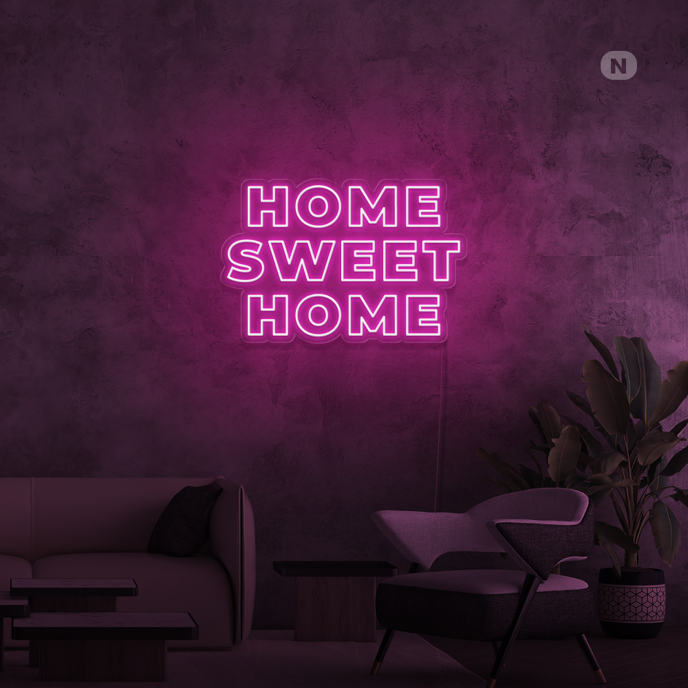 Enseigne Néon Home Sweet Home