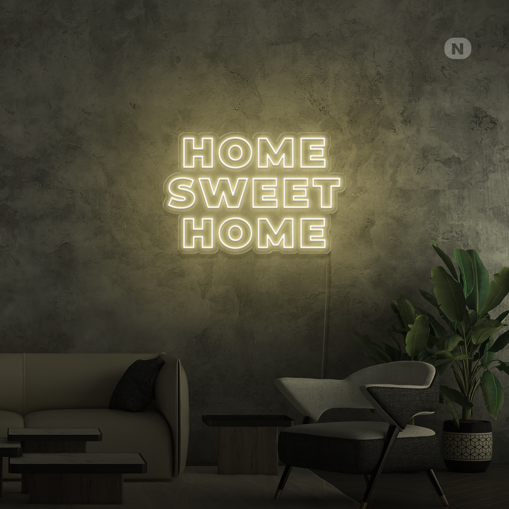 Enseigne Néon Home Sweet Home