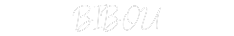 Néon personnalisé: BIBOU
