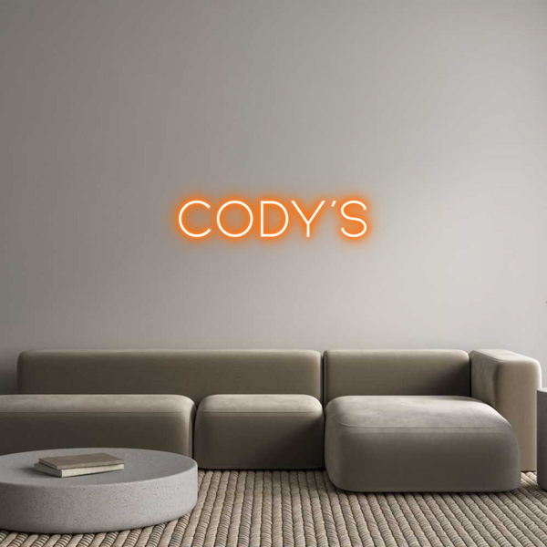 Néon personnalisé: CODY'S