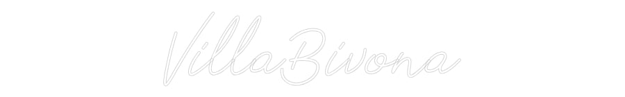 Néon personnalisé: VillaBivona