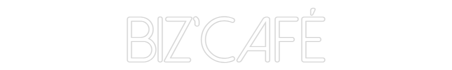 Néon personnalisé: Biz'Café