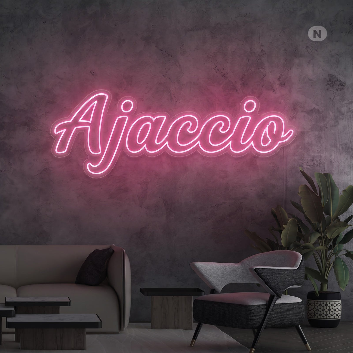 Toilet neon sign