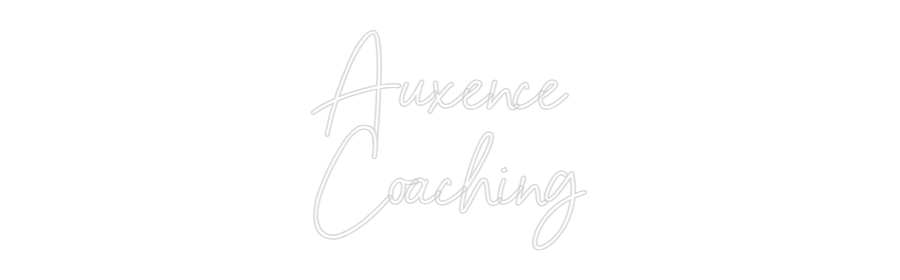 Néon personnalisé: Auxence 
Coa...