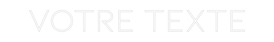 Néon personnalisé: Votre texte