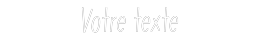 Néon personnalisé: Votre texte