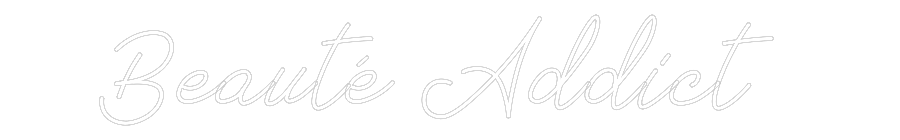 Néon personnalisé: Beauté Addict