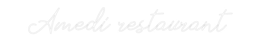 Néon personnalisé: Amedi restaur...