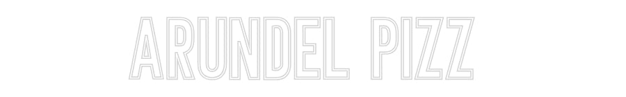 Néon personnalisé: ARUNDEL PIZZ