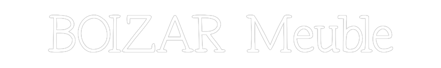 Néon personnalisé: BOIZAR Meuble