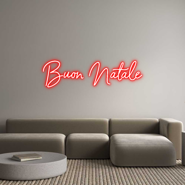 Néon personnalisé: Buon Natale