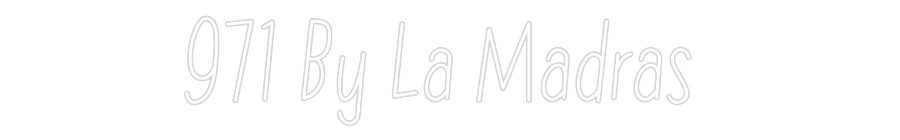 Néon personnalisé: 971 By La Mad...