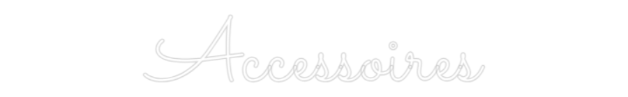 Néon personnalisé: Accessoires
