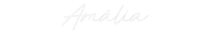 Néon personnalisé: Amália
