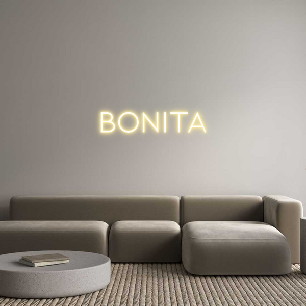 Néon personnalisé: BONITA