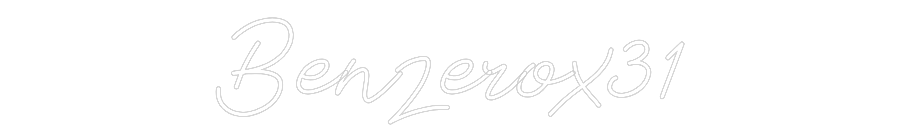 Néon personnalisé: Benzerox31