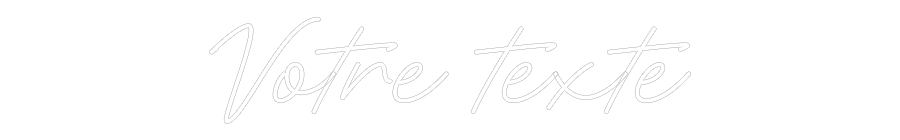 Néon personnalisé: Votre texte