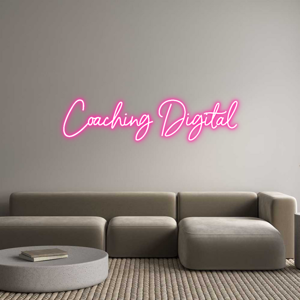 Néon personnalisé: Coaching Digi...