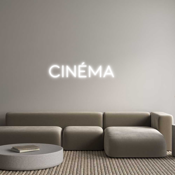 Néon personnalisé: CINÉMA