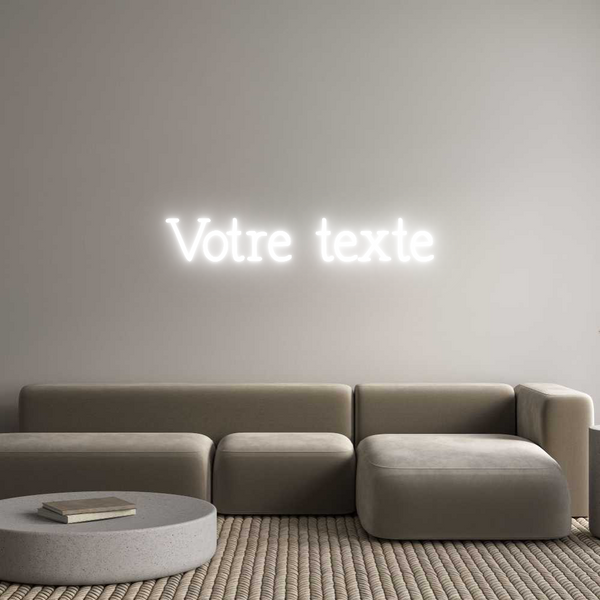 Néon personnalisé: Votre texte