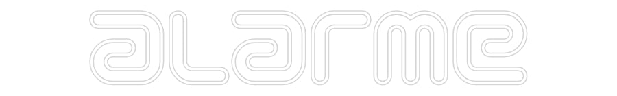 Néon personnalisé: alarme