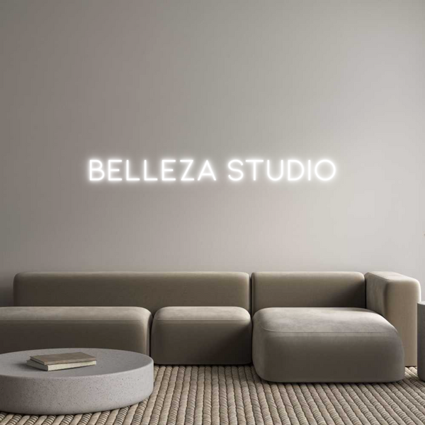 Néon personnalisé: Belleza Studio