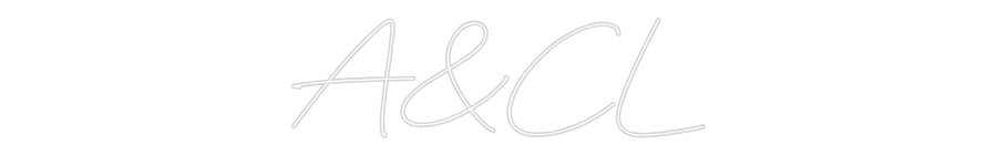 Néon personnalisé: A&CL