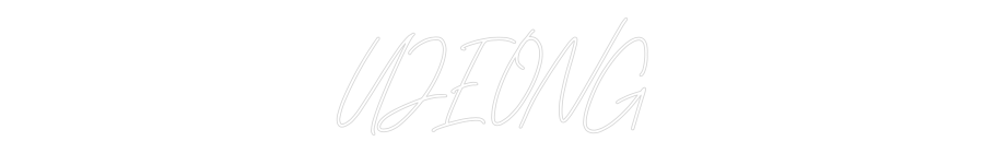 Néon personnalisé: UJEONG