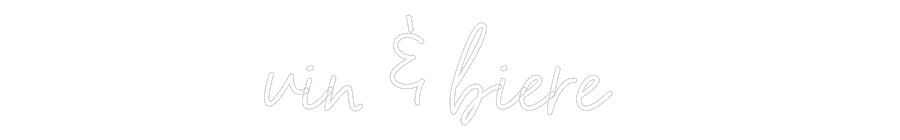 Néon personnalisé: vin & bière