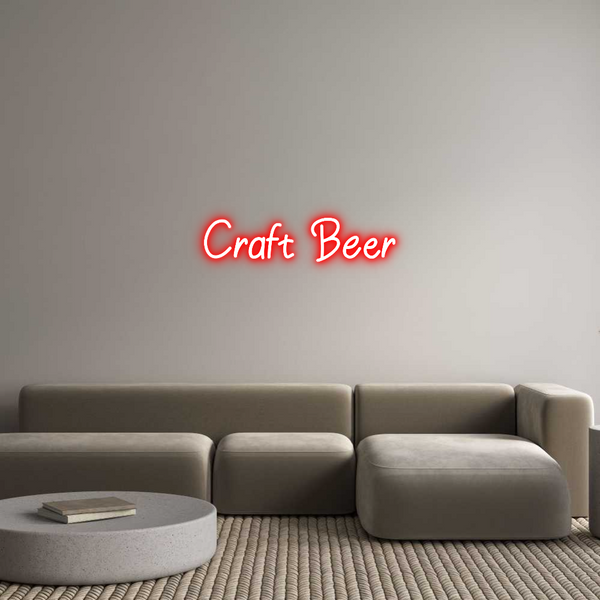 Néon personnalisé: Craft Beer