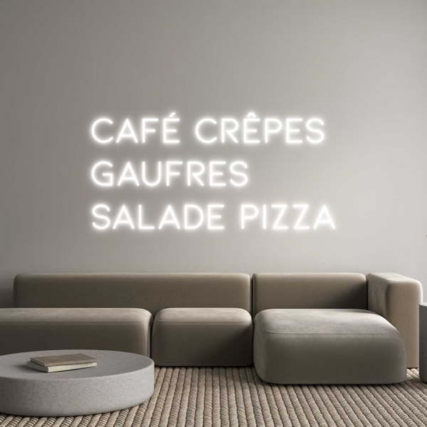 Néon personnalisé: CAFÉ CRÊPES
...