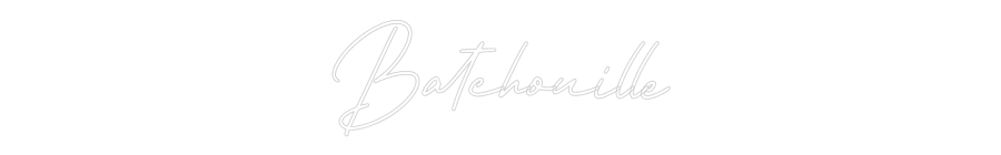 Néon personnalisé: Batchouille