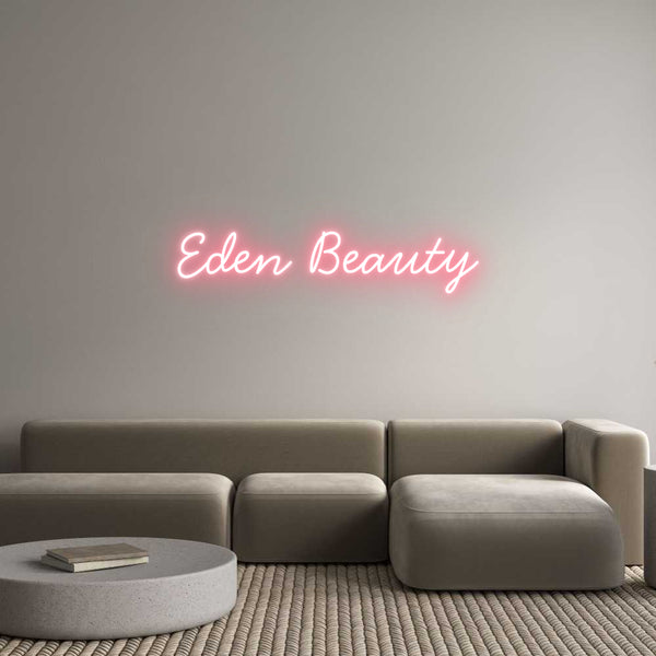 Néon personnalisé: Eden Beauty