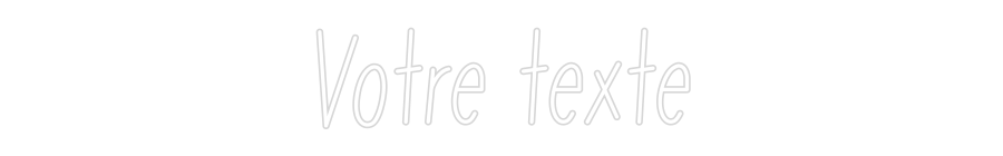 Néon personnalisé: Votre texte