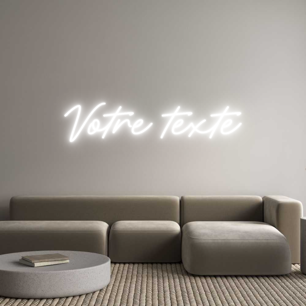 Néon personnalisé: Votre texte