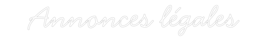 Néon personnalisé: Annonces léga...