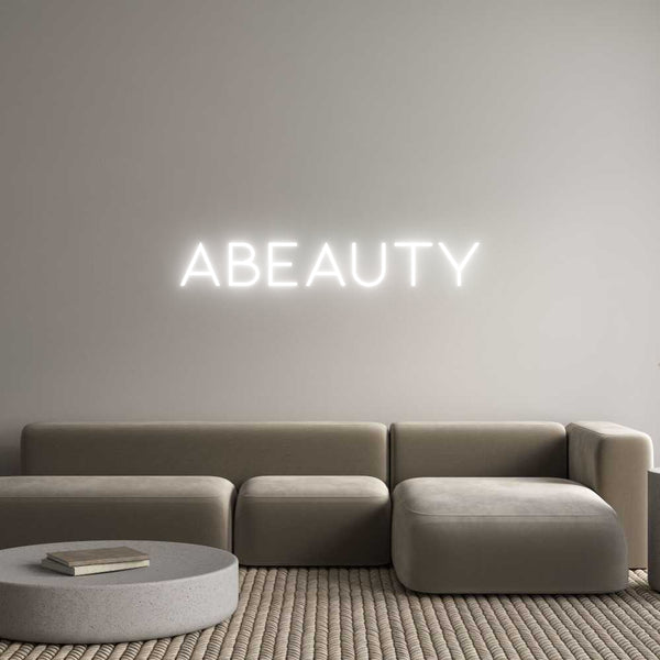 Néon personnalisé: Abeauty